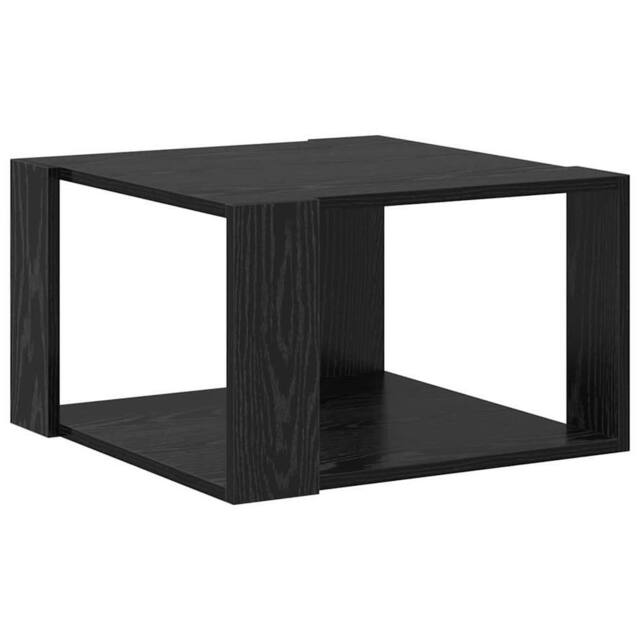 Berkfield Home Coffee Table Black Oak 51, 5x51, 5x30 cm Engineered Wood - image 1