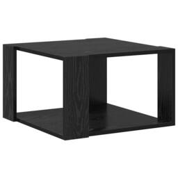 Berkfield Home Coffee Table Black Oak 51, 5x51, 5x30 cm Engineered Wood