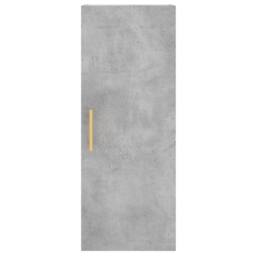 Berkfield Home Wall Mounted Cabinet Concrete Grey 34.5x34x90 cm - thumbnail 7