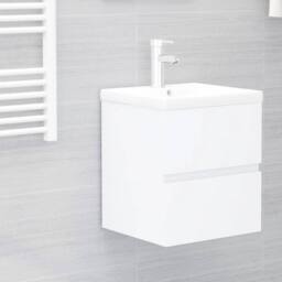 Berkfield Home Sink Cabinet White 41x38.5x45 cm Engineered Wood - thumbnail 1