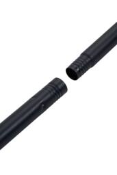 Living and Home Stainless Steel Telescopic Curtain Rod in Black - Size: 90 cm - thumbnail 8