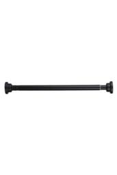 Living and Home Stainless Steel Telescopic Curtain Rod in Black - Size: 90 cm - thumbnail 3