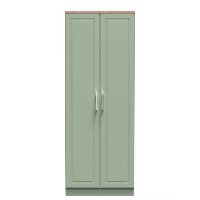 Ready Assembled 2 U Norfolk 2 Door Wardrobe (Ready Assembled) in Pale Green - image 1