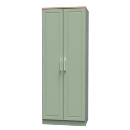Ready Assembled 2 U Norfolk 2 Door Wardrobe (Ready Assembled) in Pale Green - thumbnail 3