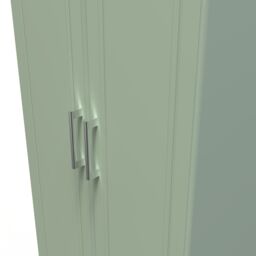 Ready Assembled 2 U Norfolk 2 Door Wardrobe (Ready Assembled) in Pale Green - thumbnail 4