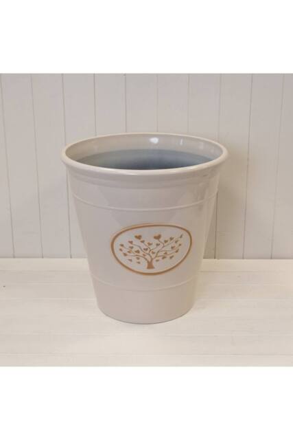KDMD Cream Round Love Heart Tree Planter - image 1