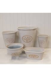 KDMD Cream Round Love Heart Tree Planter - thumbnail 2