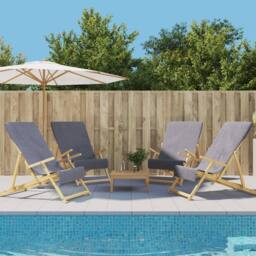 Berkfield Home Beach Towels 4 pcs Anthracite 60x135 cm Fabric 400 GSM in Dark Grey - thumbnail 2