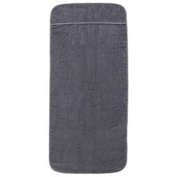 Berkfield Home Beach Towels 4 pcs Anthracite 60x135 cm Fabric 400 GSM in Dark Grey - thumbnail 4