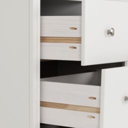 Seconique Stratford 3+2 Drawer Chest in White - thumbnail 7