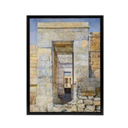 "Artery8 Newman East Entrance Isis Temple Framed Canvas Wall Art Print - Size: W12"" x H16""" - thumbnail 1