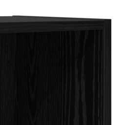 Berkfield Home TV Cabinet Set with Shelf Wall-mounted with Storage 2 pcs Black oak 37 x 37 x 142.5 cm - thumbnail 7