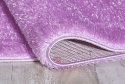 Smart Living Super Soft Fluffy Thick Pile Shimmer Shaggy Area Rugs in Lilac - Size: 120 cm x 170 cm - thumbnail 5