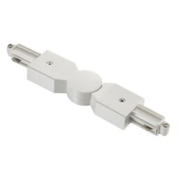 Nordlux Modern Indoor Track Connector White Plastic Customizable - Mains Powered, IP20 - thumbnail 1