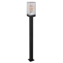 Netlighting Gabba Outdoor Bollard Aluminium DieCast IP44 1x E27 in Black - thumbnail 2