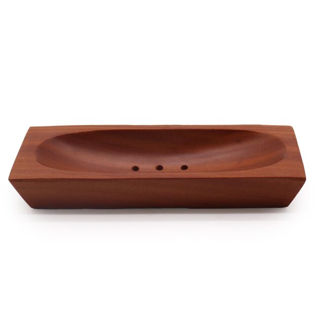 KDMD Classic Mahogany Soap Dish - Rectangle in Maroon - image 1