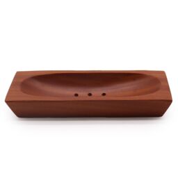 KDMD Classic Mahogany Soap Dish - Rectangle in Maroon