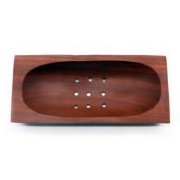 KDMD Classic Mahogany Soap Dish - Rectangle in Maroon - thumbnail 2