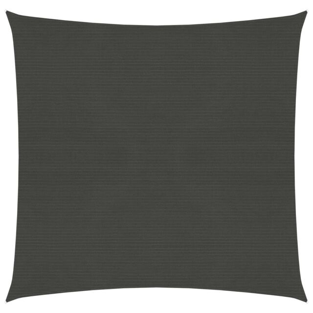 Berkfield Home Sunshade Sail 160 g/m ² Anthracite 2.5x2.5 m HDPE in Black - image 1