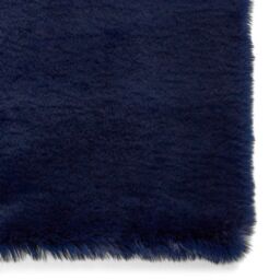 The Rug Shop UK Modern Shaggy Anti-Shed Easy To Clean Area Rug in Navy - Size: 150 cm x 230 cm - thumbnail 5