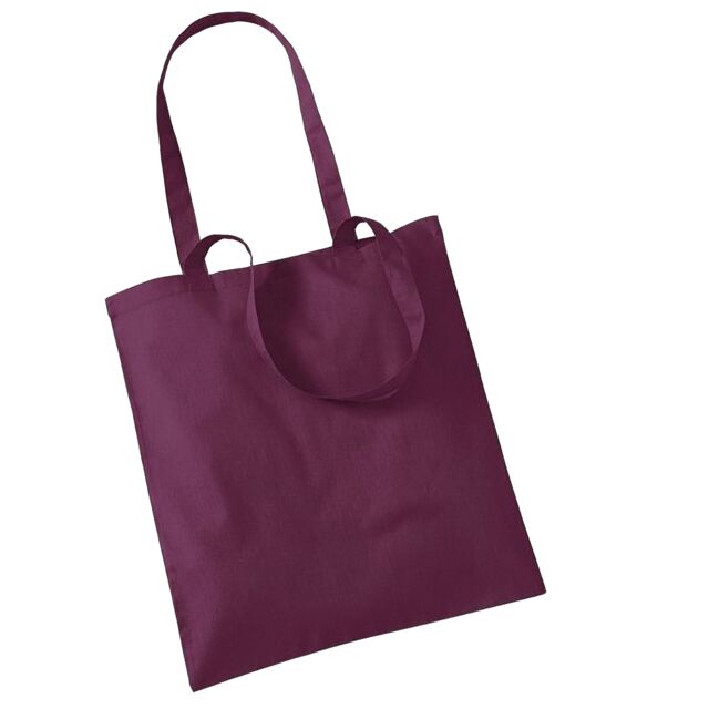Westford Mill Promo Bag For Life - 10 Litres Pack of 2 in Burgundy - image 1