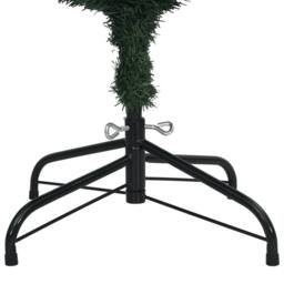 Berkfield Home Realistic Artificial Slim Christmas Tree 300 LEDs 180 cm in Green - thumbnail 9