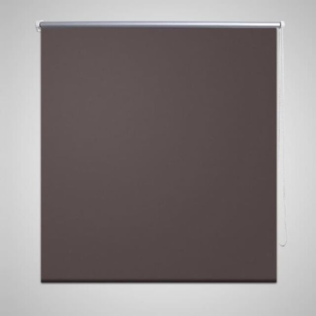 Berkfield Home Roller Blind Blackout 100 x 175 cm Coffee in Brown - image 1
