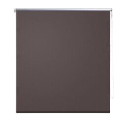 Berkfield Home Roller Blind Blackout 100 x 175 cm Coffee in Brown - thumbnail 2