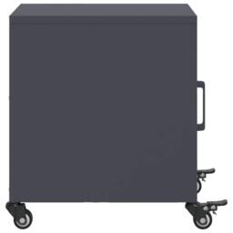 Berkfield Home Bedside Cabinets 2 pcs Anthracite 36x39x43.5 cm Steel in Dark Grey - thumbnail 7