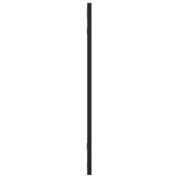 Berkfield Home Wall Mirror Black 60x60 cm Square Iron - thumbnail 4