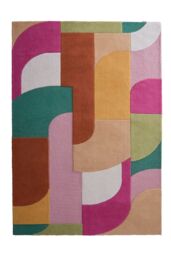 Origins Retro Deco Pink - Size: 160 cm x 230 cm - thumbnail 2