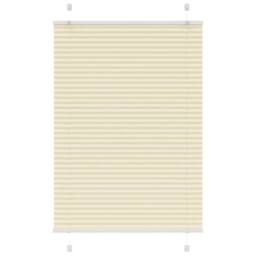 Berkfield Home Pleated Blind Cream 90x100 cm Fabric Width 89.4 cm Polyester - thumbnail 2