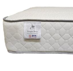 Knight Sleep 25 CM Deep Pocket Sprung Memory Foam Mattress in White - Size: Super King - thumbnail 4