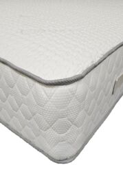 Knight Sleep 25 CM Deep Pocket Sprung Memory Foam Mattress in White - Size: Super King - thumbnail 2