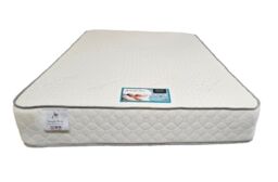 Knight Sleep 25 CM Deep Pocket Sprung Memory Foam Mattress in White - Size: Super King - thumbnail 3