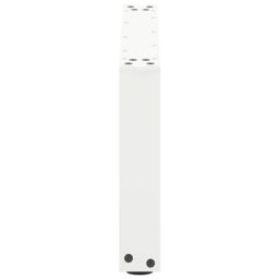 Berkfield Home Coffee Table Legs U-Shaped 2 pcs White 70x(30-31) cm Steel - thumbnail 6