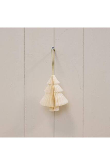 KDMD Set of 3 Off-White Tree Baubles - image 1