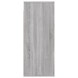 Berkfield Home Wall Cabinet Grey Sonoma 80x33x80 cm Engineered Wood - Size: 80 x 33 x 80 cm - thumbnail 4
