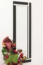 MirrorOutlet Aston Black All Glass Wall Mirror 120 x 40 CM - Size: 1 Pack - thumbnail 5