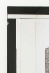 MirrorOutlet Aston Black All Glass Wall Mirror 120 x 40 CM - Size: 1 Pack - thumbnail 3