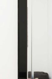 MirrorOutlet Aston Black All Glass Wall Mirror 120 x 40 CM - Size: 1 Pack - thumbnail 4