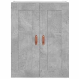 Berkfield Home Highboard Concrete Grey 69.5x34x180 cm Engineered Wood - thumbnail 6