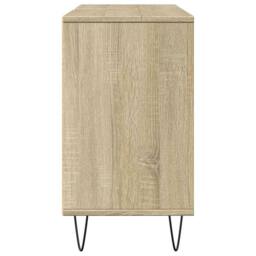 Berkfield Home Durable Bathroom Cabinet Sonoma Oak 80x33x60 cm Engineered Wood in Light Brown - Size: 80 x 33 x 60 cm - thumbnail 5