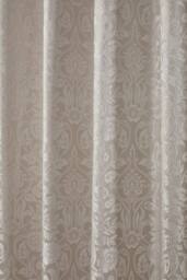 New Edge Blinds Harrow Lined Eyelet Jacquard Curtains in Cream - Size: 168 cm width x 183 cm drop - thumbnail 1