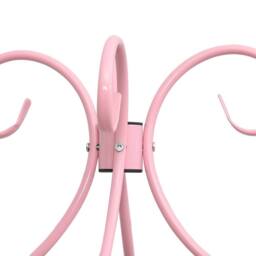 Berkfield Home Elegant Canopy Bed Frame Pink Metal 120x200 cm - Size: Small Double - thumbnail 5