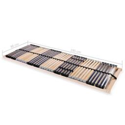 Berkfield Home Slatted Bed Base with 42 Slats 7 Zones 90x200 cm - thumbnail 8