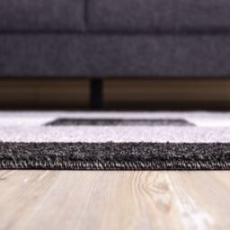 THE RUGS Efes Collection Modern Living Room Rug Bordered Grey Black 7439GB - Size: 80 cm x 150 cm - thumbnail 4