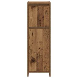 Berkfield Home Durable 3 Piece Bathroom Furniture Set Old Wood Engineered Wood in Brown - thumbnail 5
