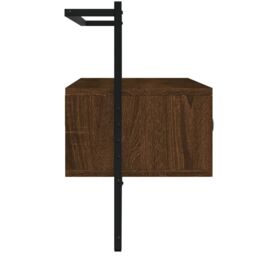 Berkfield Home TV Cabinet Wall-mounted Brown Oak 100.5x30x51 cm Engineered Wood - thumbnail 5