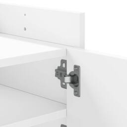 Berkfield Home TV Cabinet White 100x35x40 cm Engineered Wood - Size: 100 x 35 x 40 cm - thumbnail 9